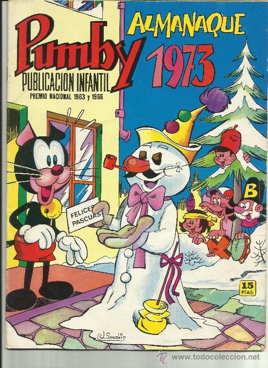 Tebeos: PUMBY ALMANAQUE DE 1973 - Foto 1