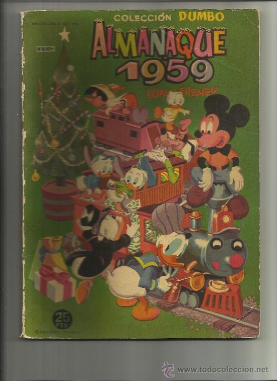 Tebeos: DUMBO ALMANAQUE DE 1959 - Foto 1