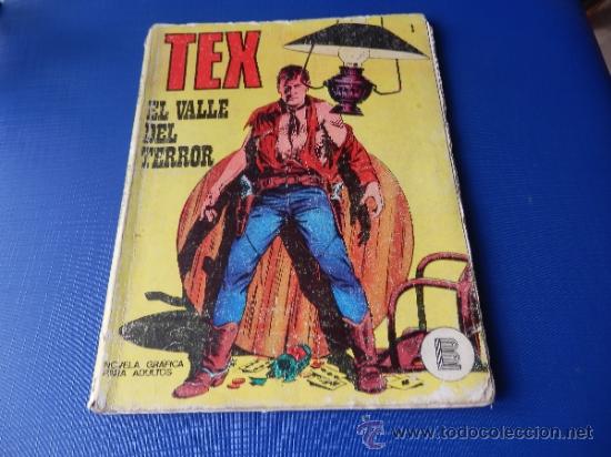 Tebeos: TEX NUM. 1 - EL VALLE DEL TERROR - BURU LAN 1971 - Foto 1