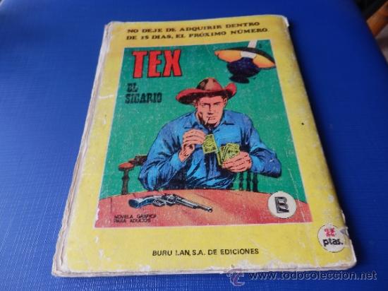 Tebeos: TEX NUM. 1 - EL VALLE DEL TERROR - BURU LAN 1971 - Foto 7
