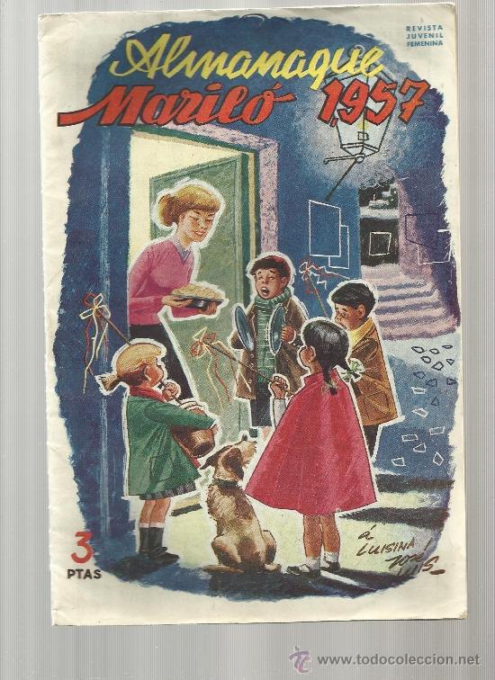 Tebeos: ALMANAQUE DE MARILO DE 1957 - Foto 1