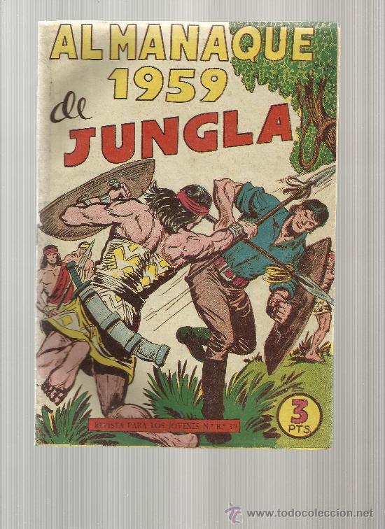 Tebeos: ALMANAQUE DE JUNGLA 1959 - Foto 1