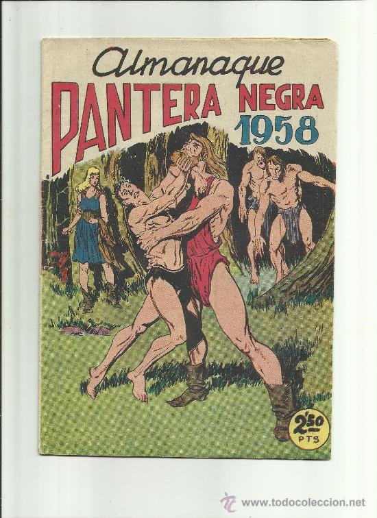 Tebeos: ALMANAQUE DE PANTERA NEGRA 1958 - Foto 1