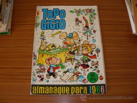 Tebeos: TOPO GIGIO ALMANAQUE PARA 1966   DE SEMIC - Foto 1