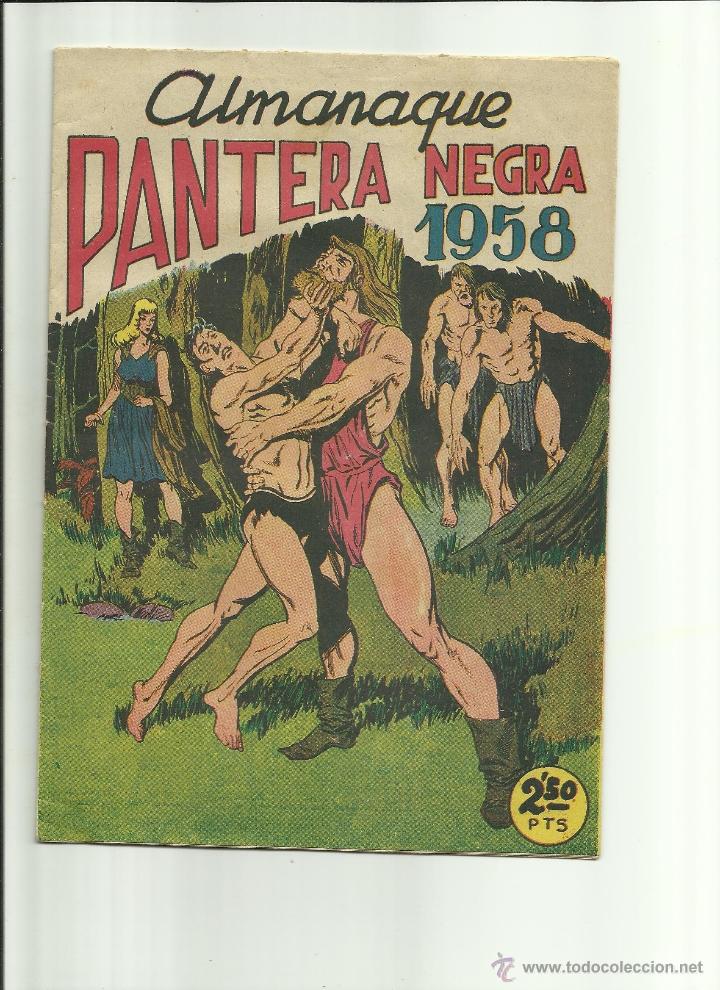 Tebeos: ALMANAQUE PANTERA NEGRA 1958 - Foto 1