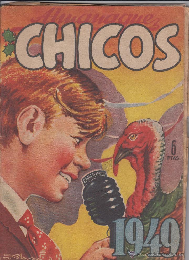 Tebeos: CHICOS ALMANAQUE 1949 LEER DESCRIPCI&Oacute;N - Foto 1