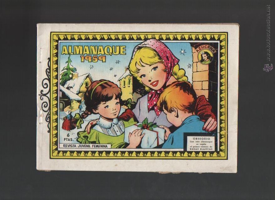 Tebeos: AZUCENA - ALMANAQUE ORIGINAL 1959 - B 1 - Foto 1