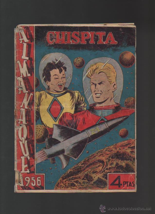 Tebeos: CHISPITA - ALMANAQUE ORIGINAL 1956 - B 1 - Foto 1