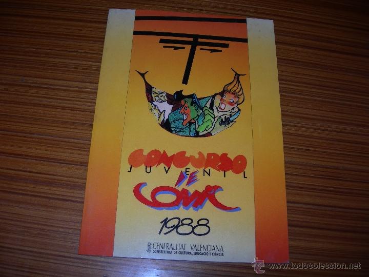 Tebeos: CONCURSO JUVENIL DE COMIC 1988    DE GENERALITAT  VALENCIANA - Foto 1