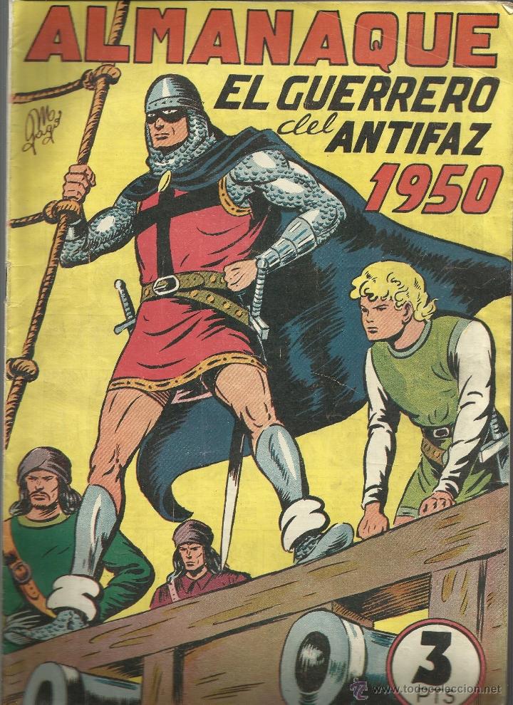 Tebeos: ALMANAQUE DEL GUERRERO DEL ANTIFAZ 1950 - Foto 1