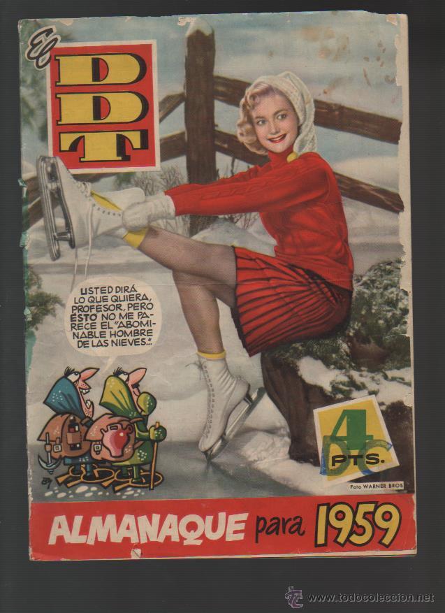 Tebeos: EL DDT - ALMANAQUE ORIGINAL 1959 - B 5 - Foto 1