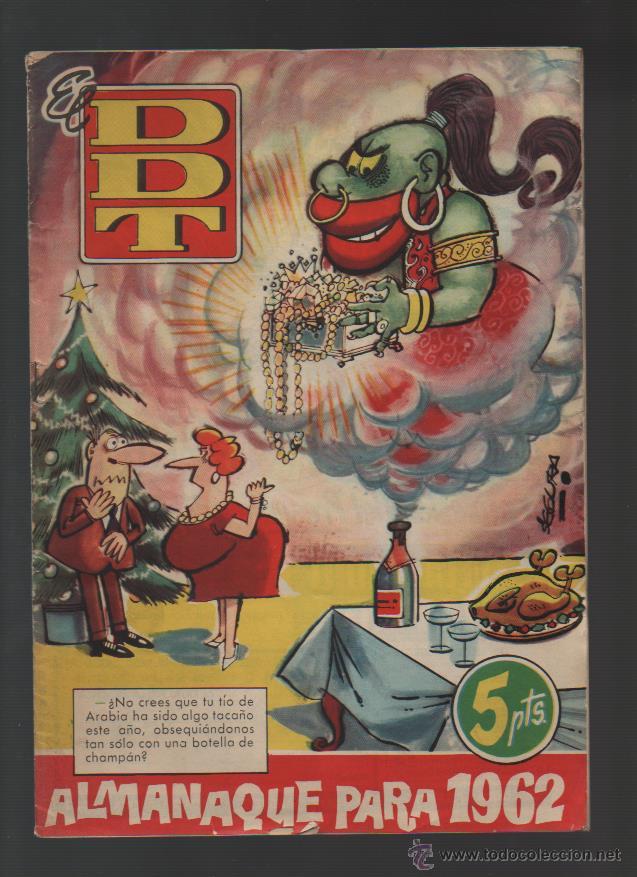 Tebeos: EL DDT - ALMANAQUE ORIGINAL 1962 - B 5 - Foto 1