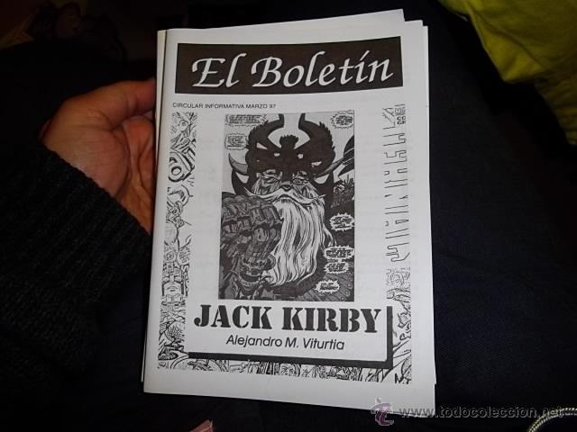 Tebeos: EL BOLETIN MARZO 97 JACK KIRBY - Foto 1