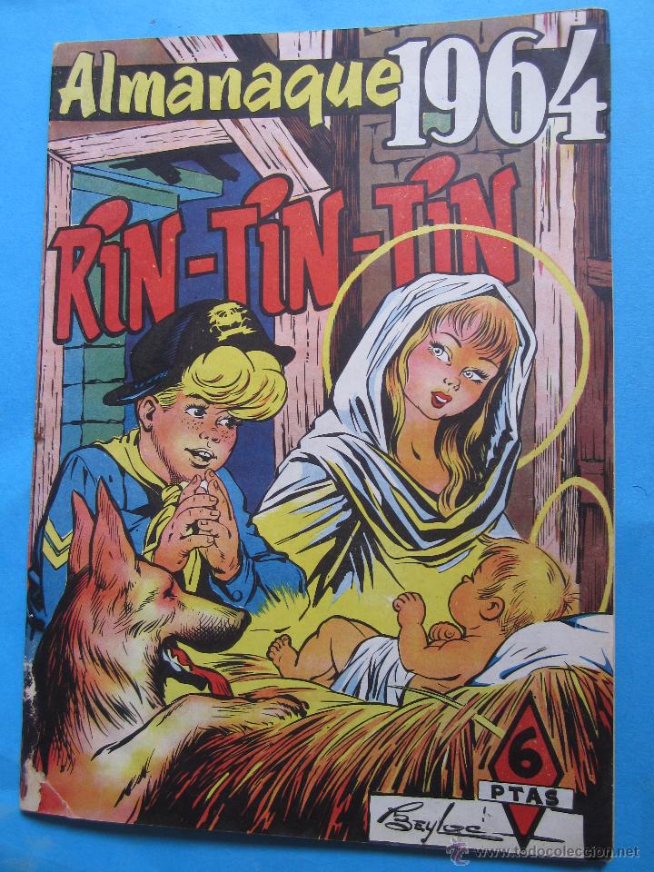 Tebeos: almanaque 1964 RIN-TIN-TIN- editorial marco - Foto 1