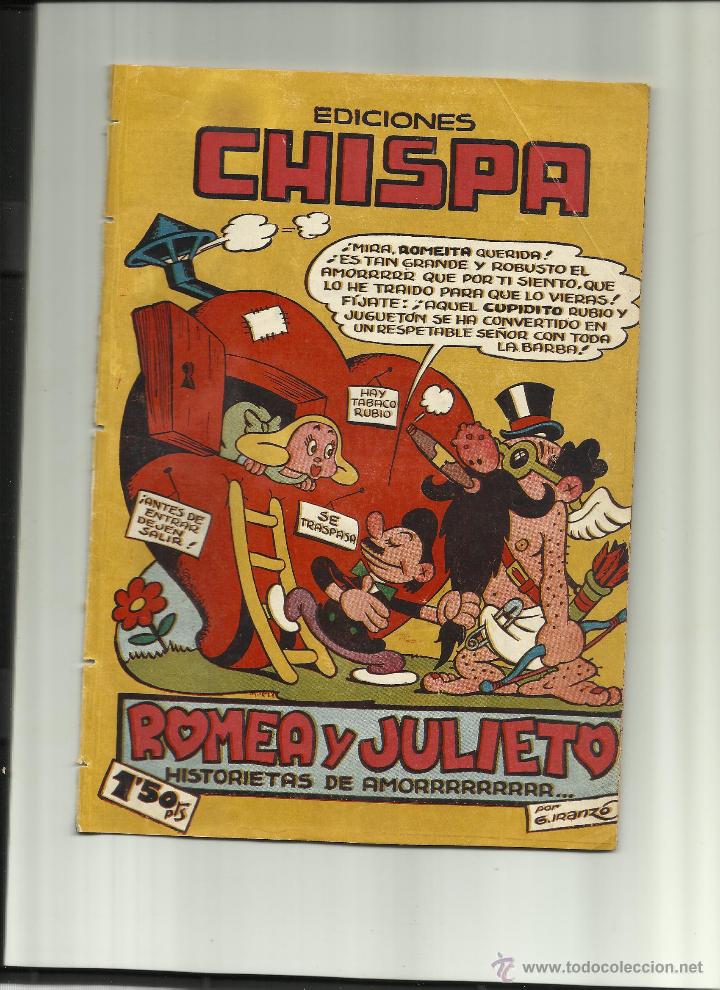 Tebeos: EDICIONES CHISPA ROMEA Y JULIETO - Foto 1