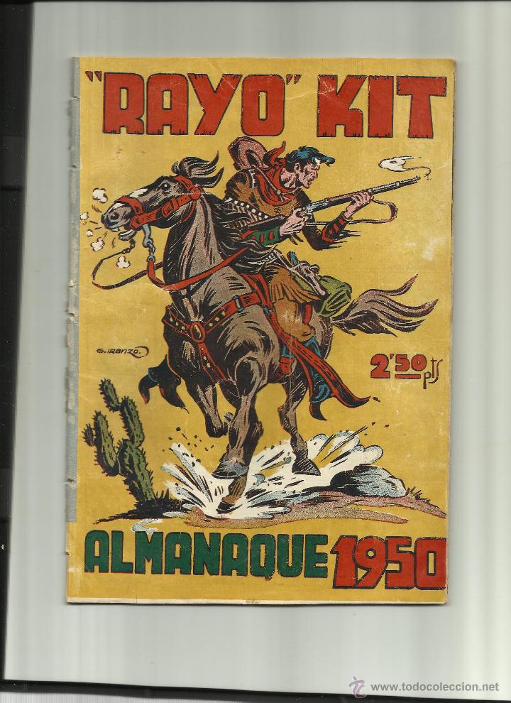 Tebeos: ALMANAQUE DE RAYO KID 1950 - Foto 1