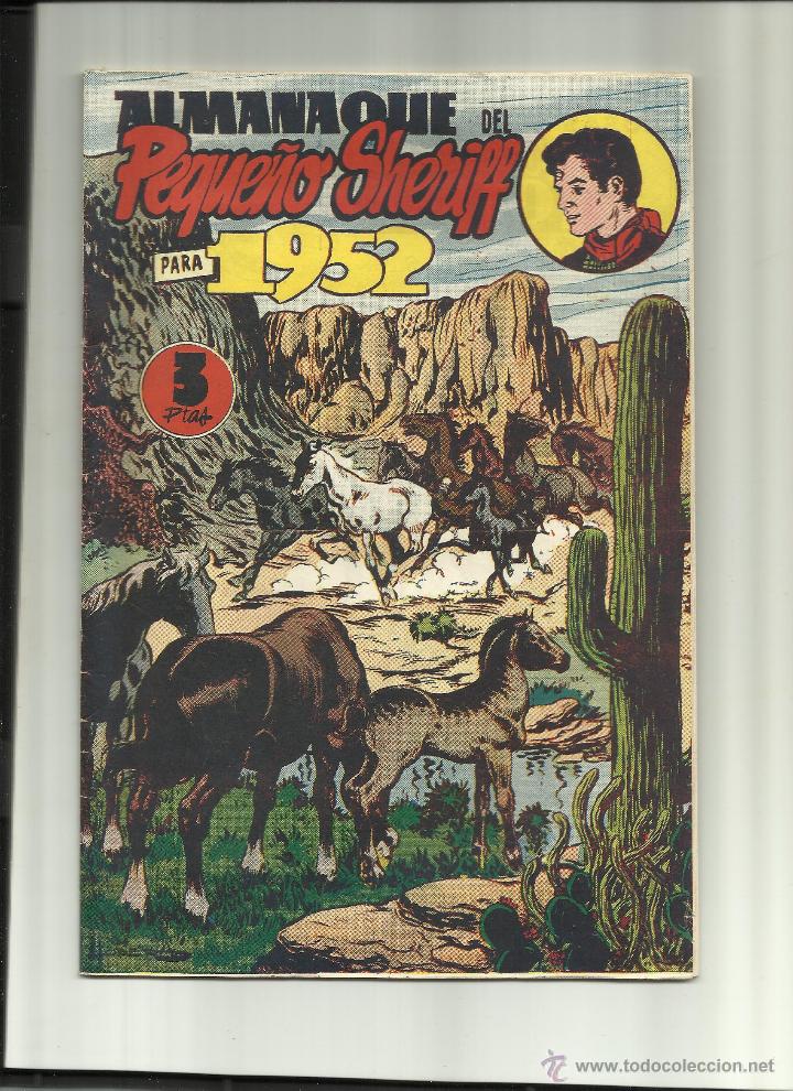 Tebeos: ALMANAQUE PEQUE&Ntilde;O SHERIFF 1952 - Foto 1