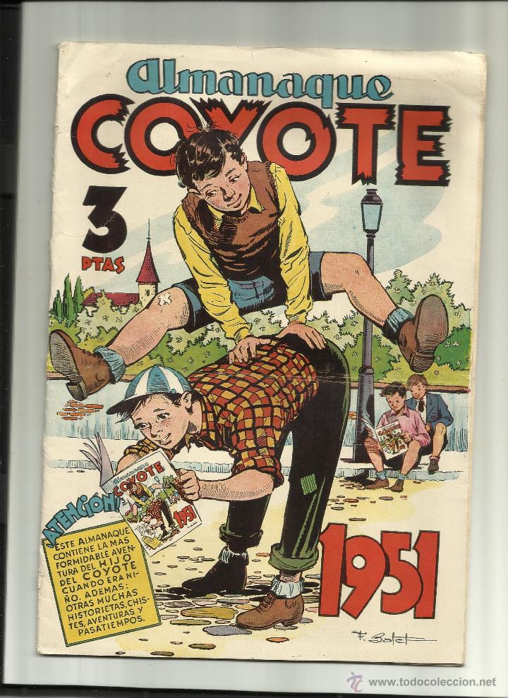 Tebeos: ALMANAQUE 1951 DEL COYOTE - Foto 1