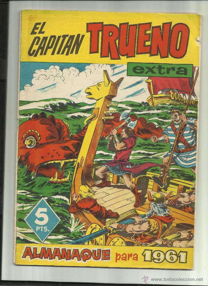 Tebeos: EL CAPITAN TRUENO ALMANAQUE 1961 - Foto 1