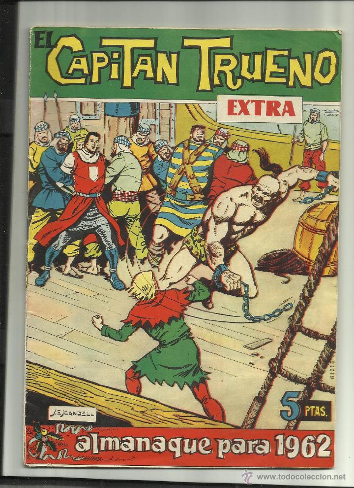 Tebeos: EL CAPITAN TRUENO ALMANAQUE 1962 - Foto 1