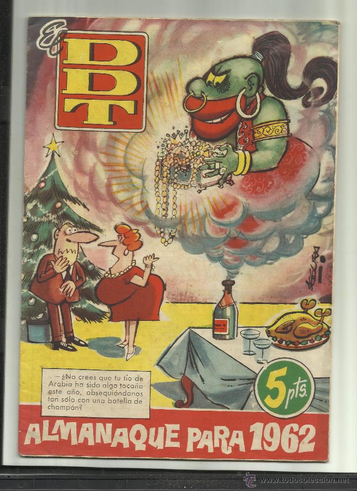 Tebeos: EL DDT ALMANAQUE DE 1962 - Foto 1