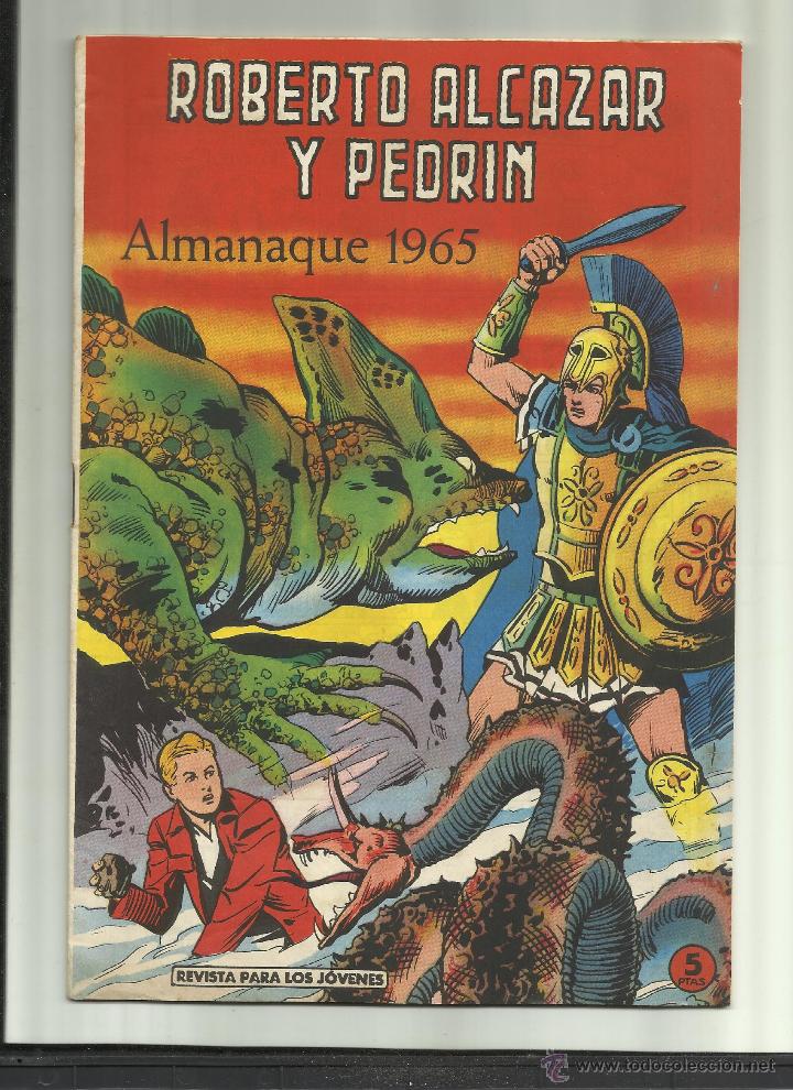 Tebeos: ROBERTO ALCAZAR ALMANAQUE 1965 - Foto 1