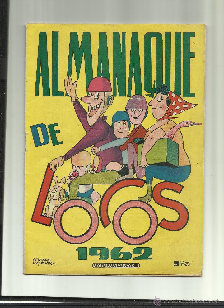 Tebeos: ALMANAQUE DE LOCOS 1962 - Foto 1