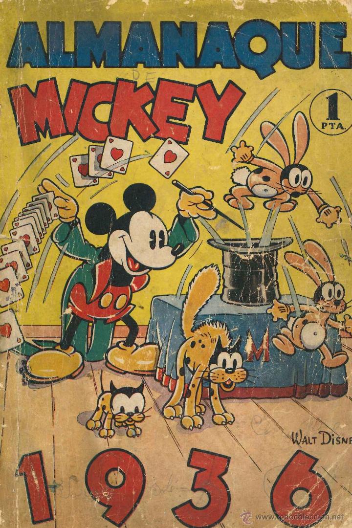 Tebeos: almanaque mickey 1936 - Foto 1