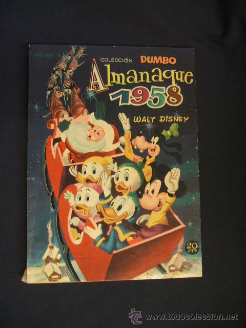 Tebeos: DUMBO ALMANAQUE 1958 - ERSA - - Foto 1