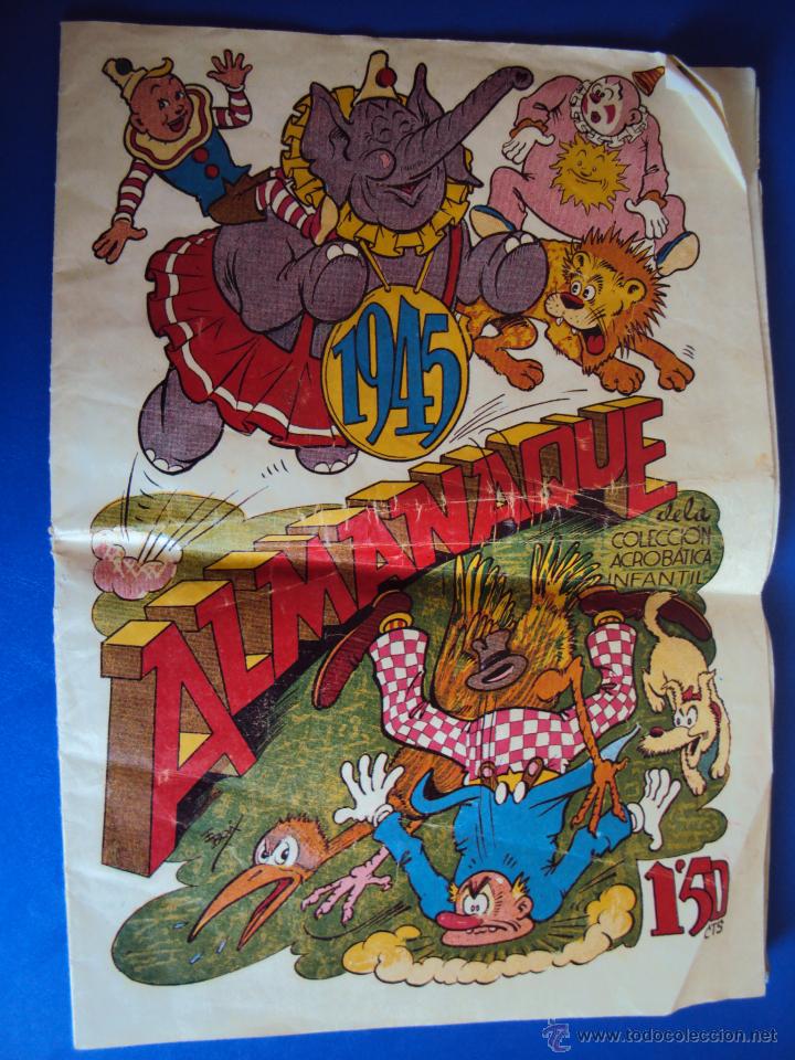 Tebeos: (COM-1200)COMIC COLECCION ACROBATICA INFANTIL,ALMANAQUE 1945 - Foto 1