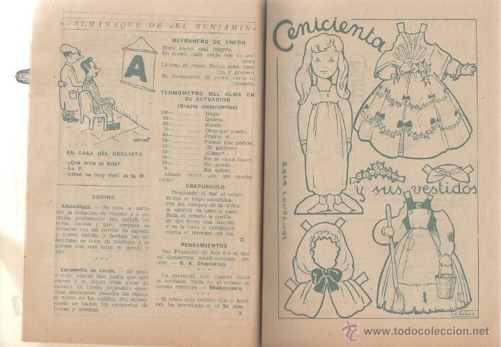 Tebeos: El benjam&iacute;n. Almanaque 1954. - Foto 3