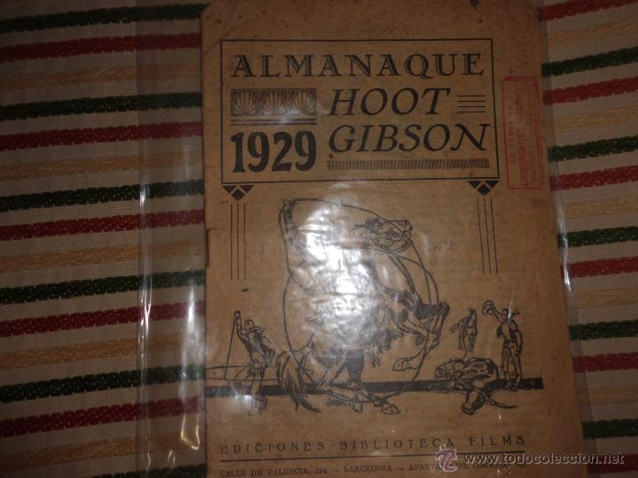 Tebeos: ALMANAQUE HOOT GIBSON 1929 - Foto 1