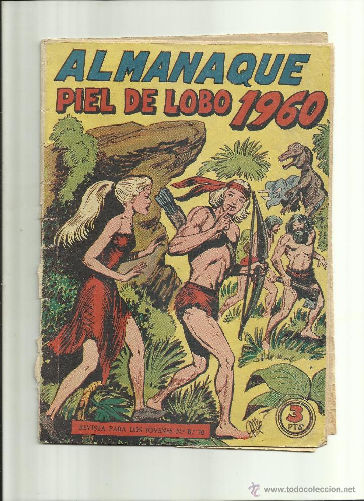 Tebeos: ALMANAQUE PIEL DE LOBO 1960 - Foto 1