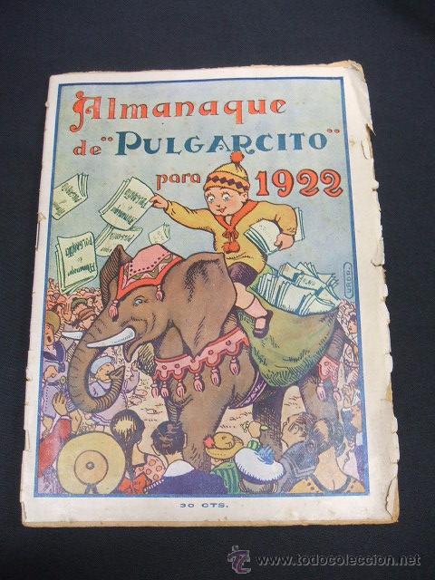 Tebeos: PULGARCITO - ALMANAQUE 1922 - - Foto 1