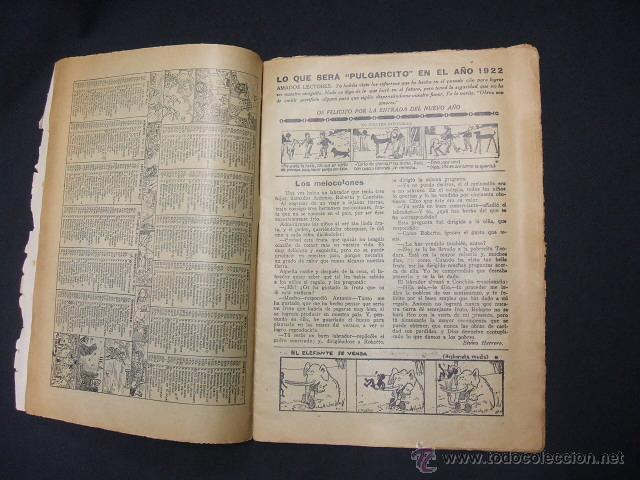 Tebeos: PULGARCITO - ALMANAQUE 1922 - - Foto 6