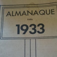 Tebeos: ALMANAQUE PARA 1933 DEL PERIODICO REPUBLICANO BARCELONES EL DILUVIO 160 PAG.. Lote 49939161