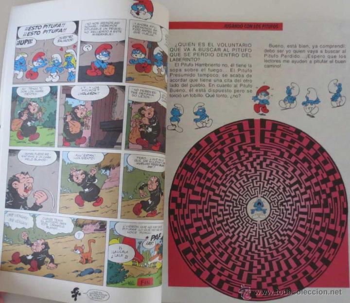 Tebeos: EL MEGA ALBUM DE LOS PITUFOS - Foto 4