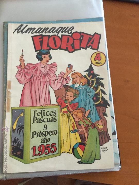Tebeos: ALMANAQUE FLORITA 1955 - Foto 1