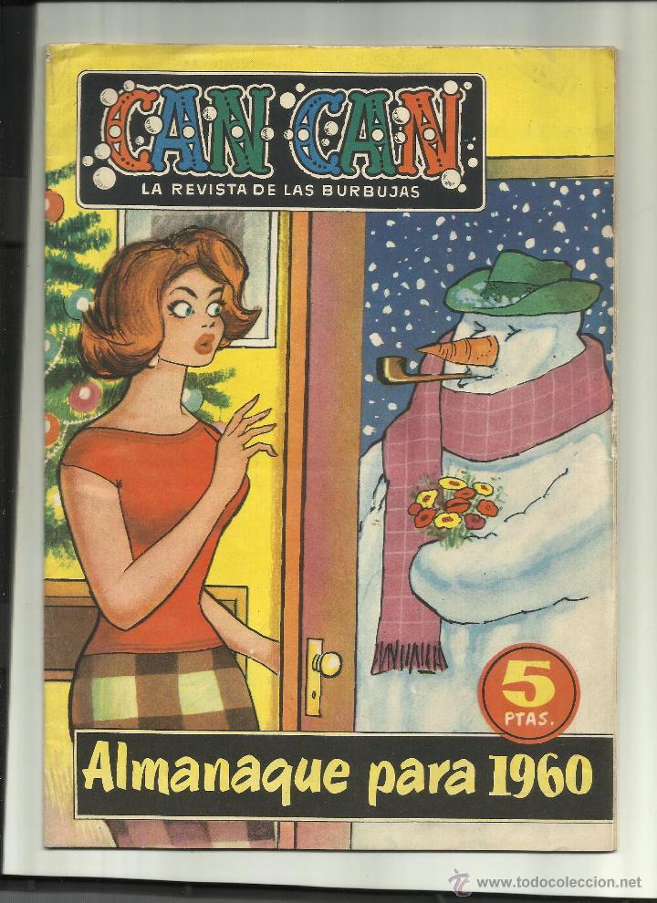 Tebeos: CAN CAN ALMANAQUE DE 1960 - Foto 1