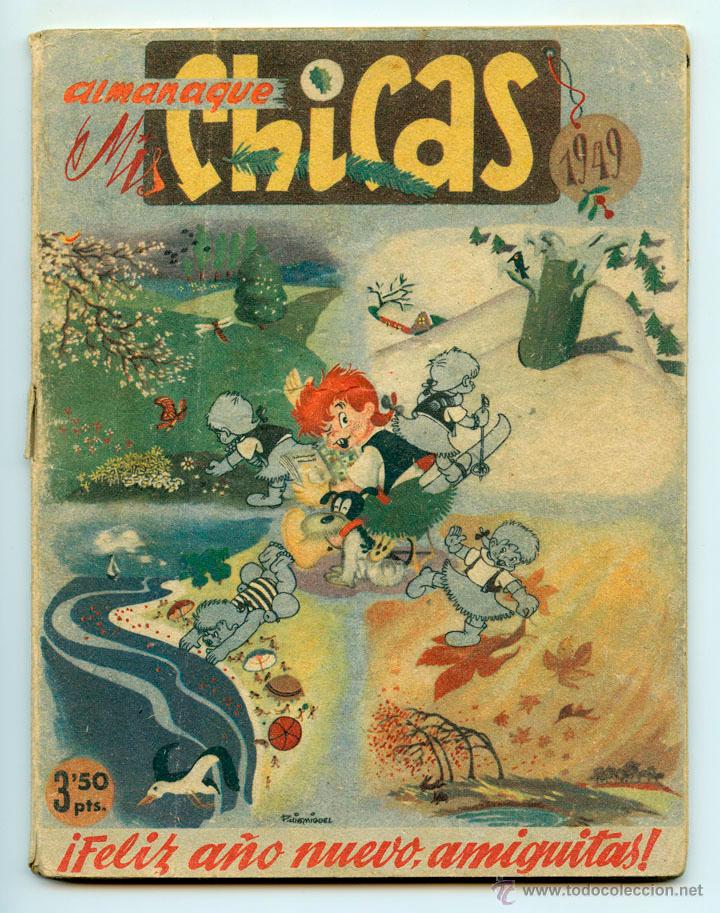 Tebeos: MIS CHICAS - ALMANAQUE 1949 - Foto 1