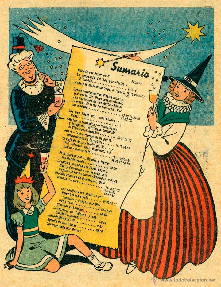 Tebeos: MIS CHICAS - ALMANAQUE 1949 - Foto 2