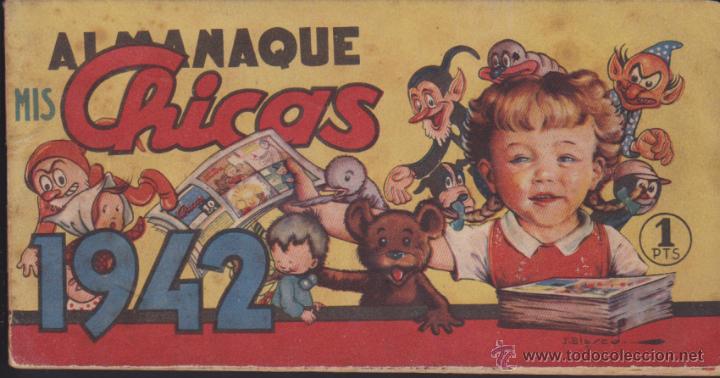 Tebeos: ALMANAQUE MIS CHICAS 1942 - Foto 1