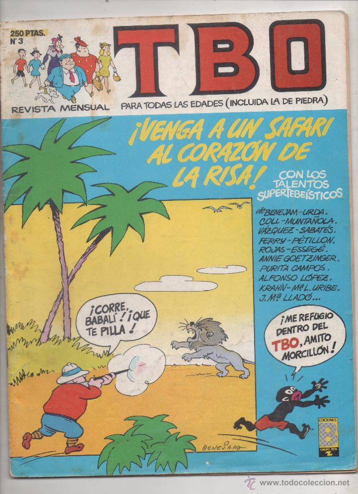 Tebeos: TBO - N&ordm; 3 - EDICIONES B - 1988 -B6 - Foto 1
