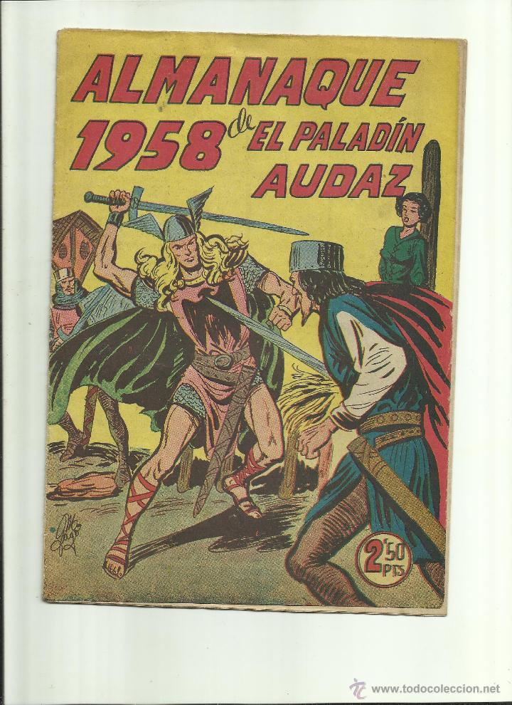 Tebeos: ALMANAQUE DEL PALADIN AUDAZ DE 1958 - Foto 1