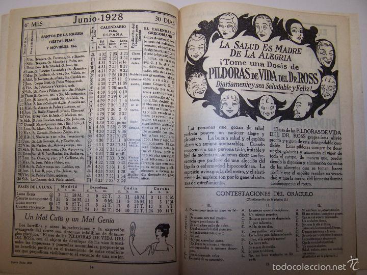 Tebeos: Almanaque Americano de Ross con Or&aacute;culo. 1928. - Foto 2