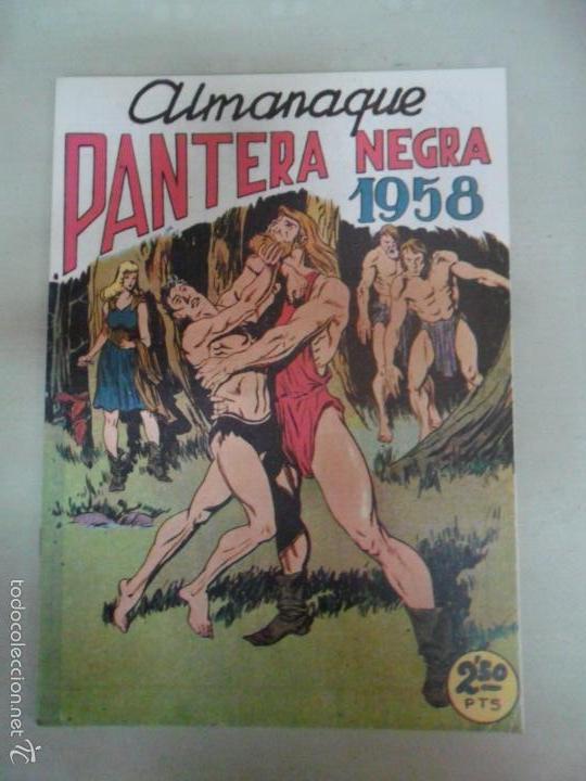 Tebeos: ALMANAQUE (PANTERA NEGRA-1958 REEDICION - Foto 1