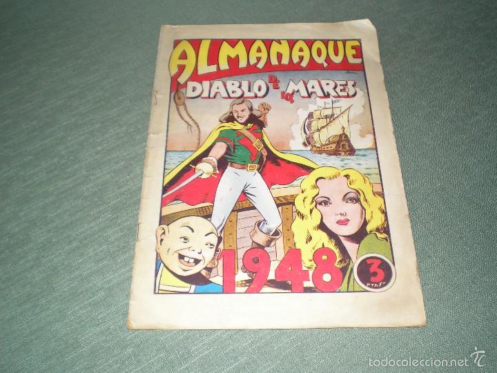 Tebeos: ALMANAQUE DEL DIABLO DE LOS MARES 1948 - Foto 1