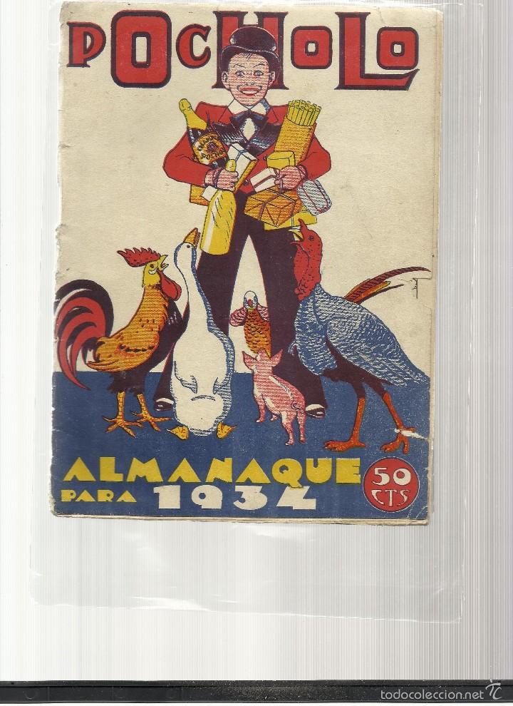 Tebeos: POCHOLO ALMANAQUE 1934 - Foto 1