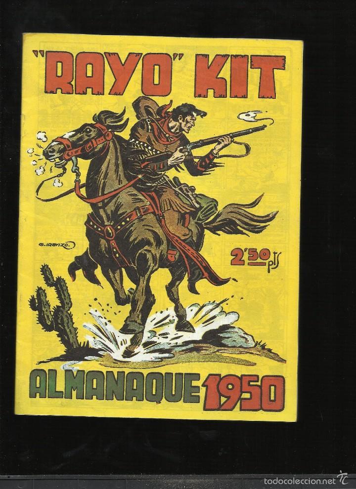 Tebeos: ALMANAQUE de RAYO KIT 1950 - Foto 1