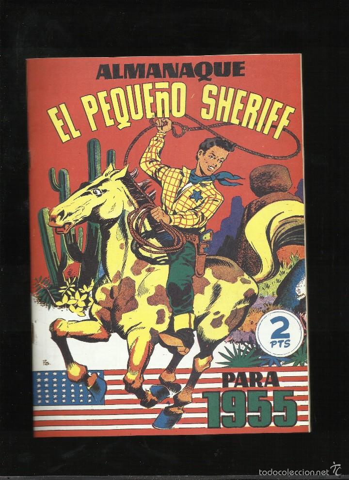 Tebeos: ALMANAQUE EL PEQUE&Ntilde;O SHERIFF 1955 - Foto 1